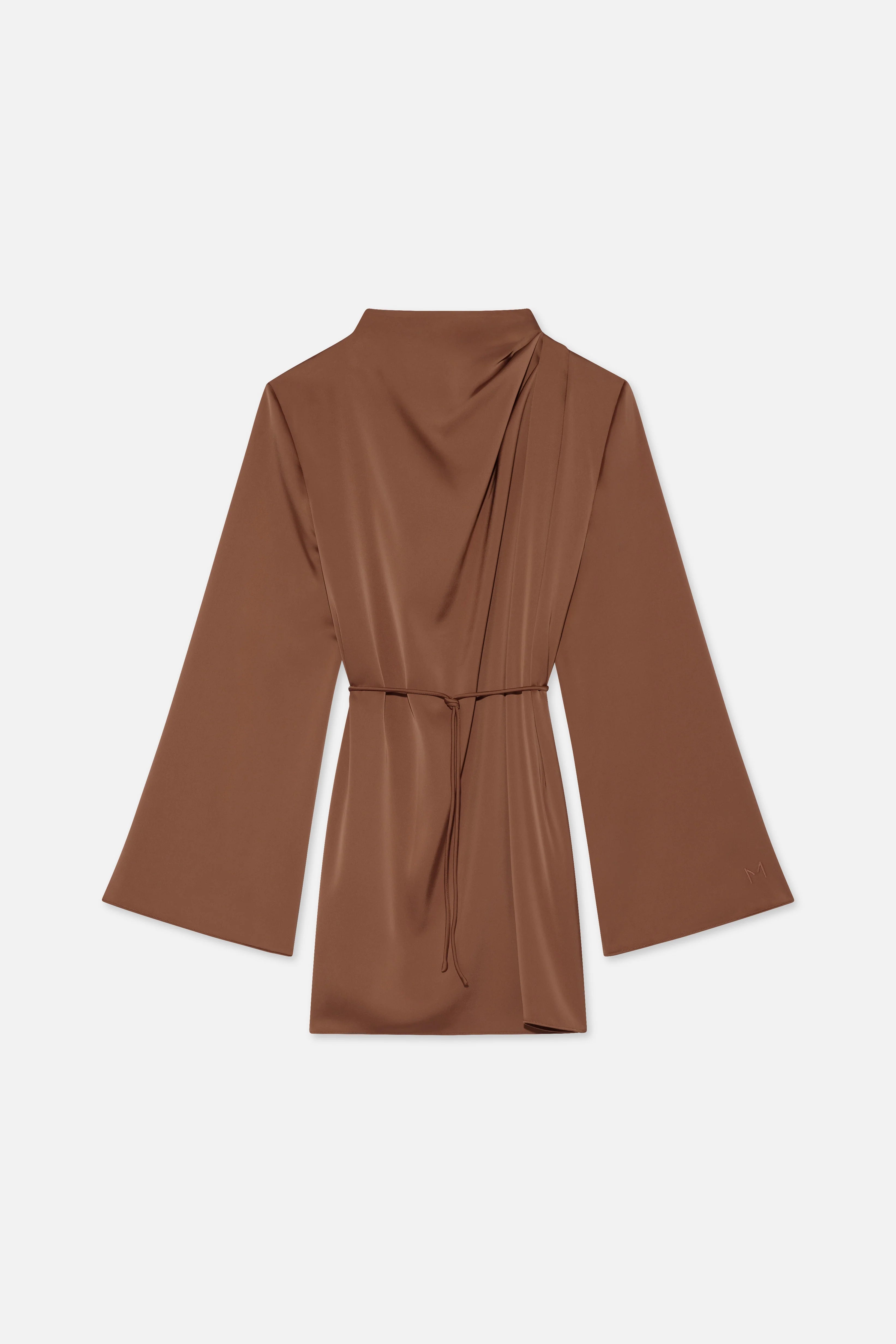 Asymmetric pleated blouses