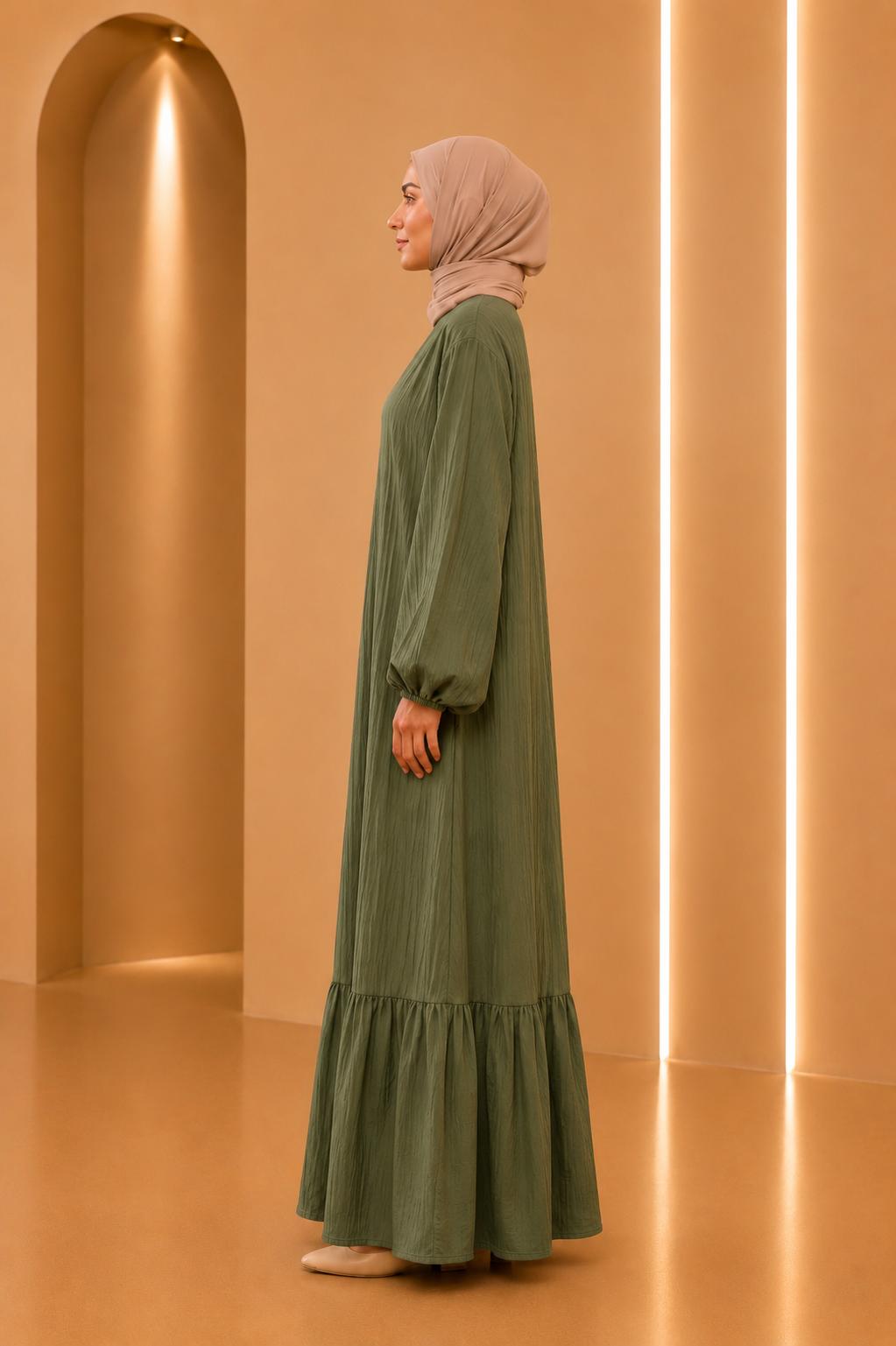 Blouse plissée asymétrique