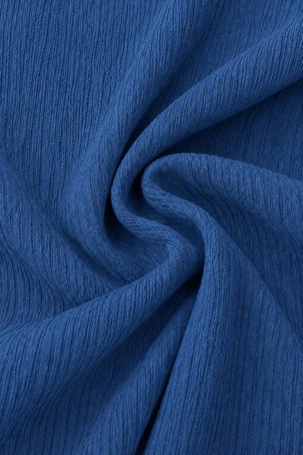 Blouse plissée asymétrique