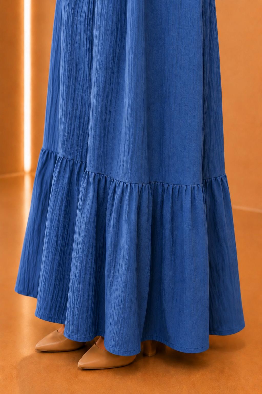 Blouse plissée asymétrique