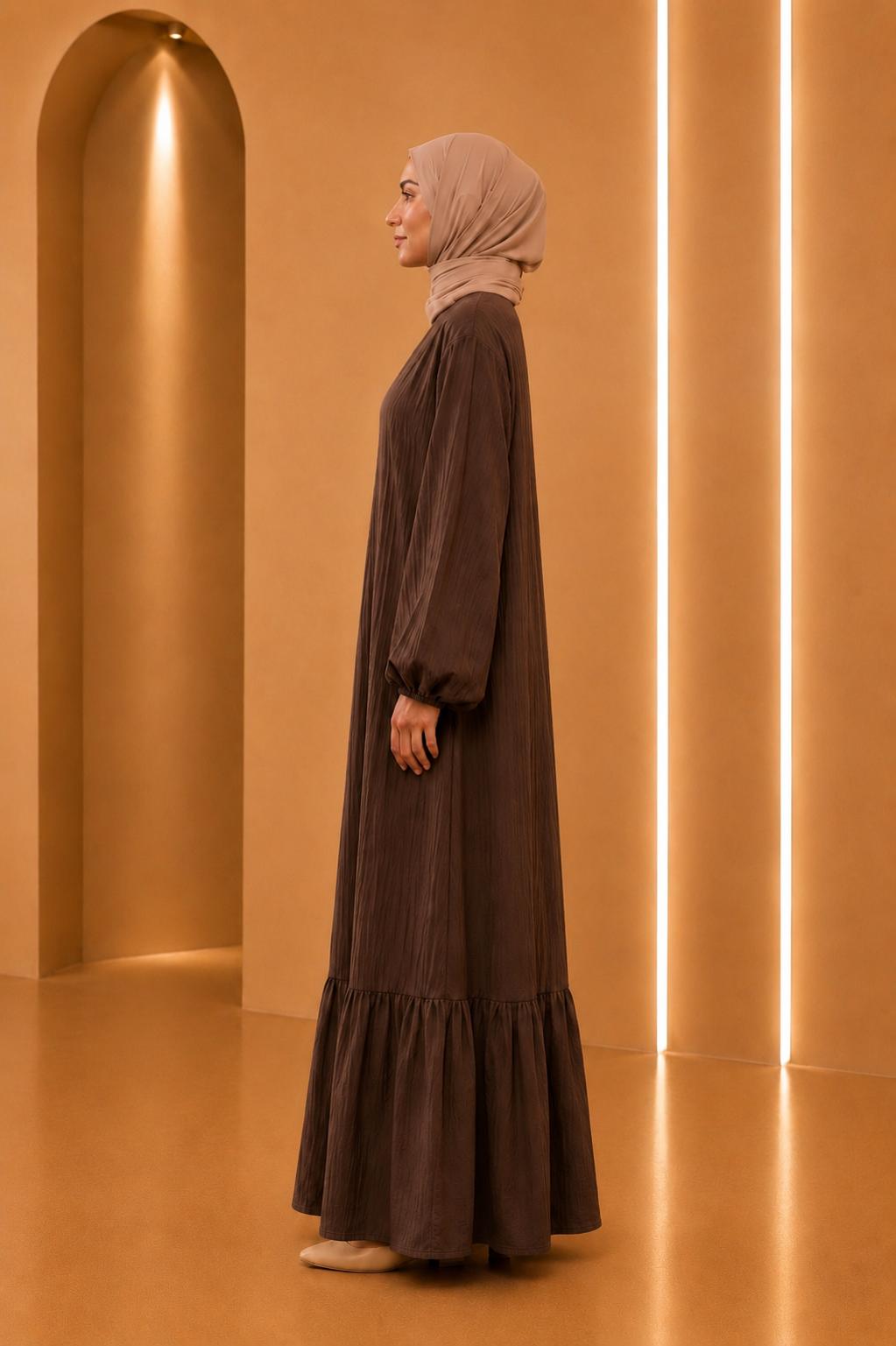 Blouse plissée asymétrique