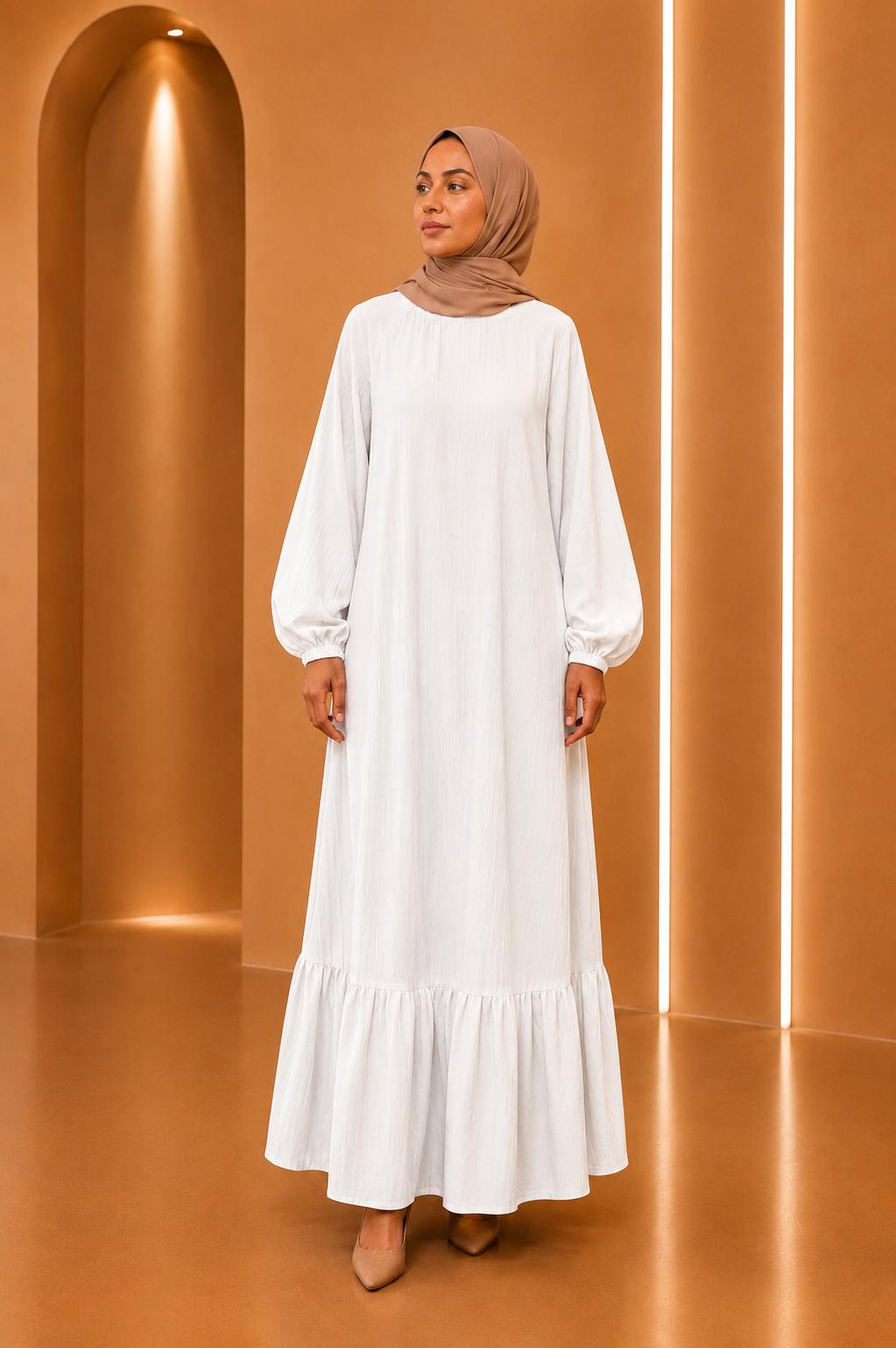 Blouse plissée asymétrique
