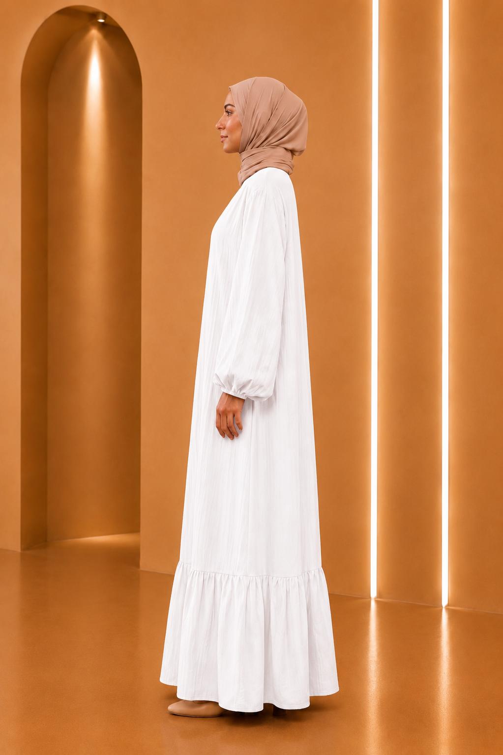 Blouse plissée asymétrique
