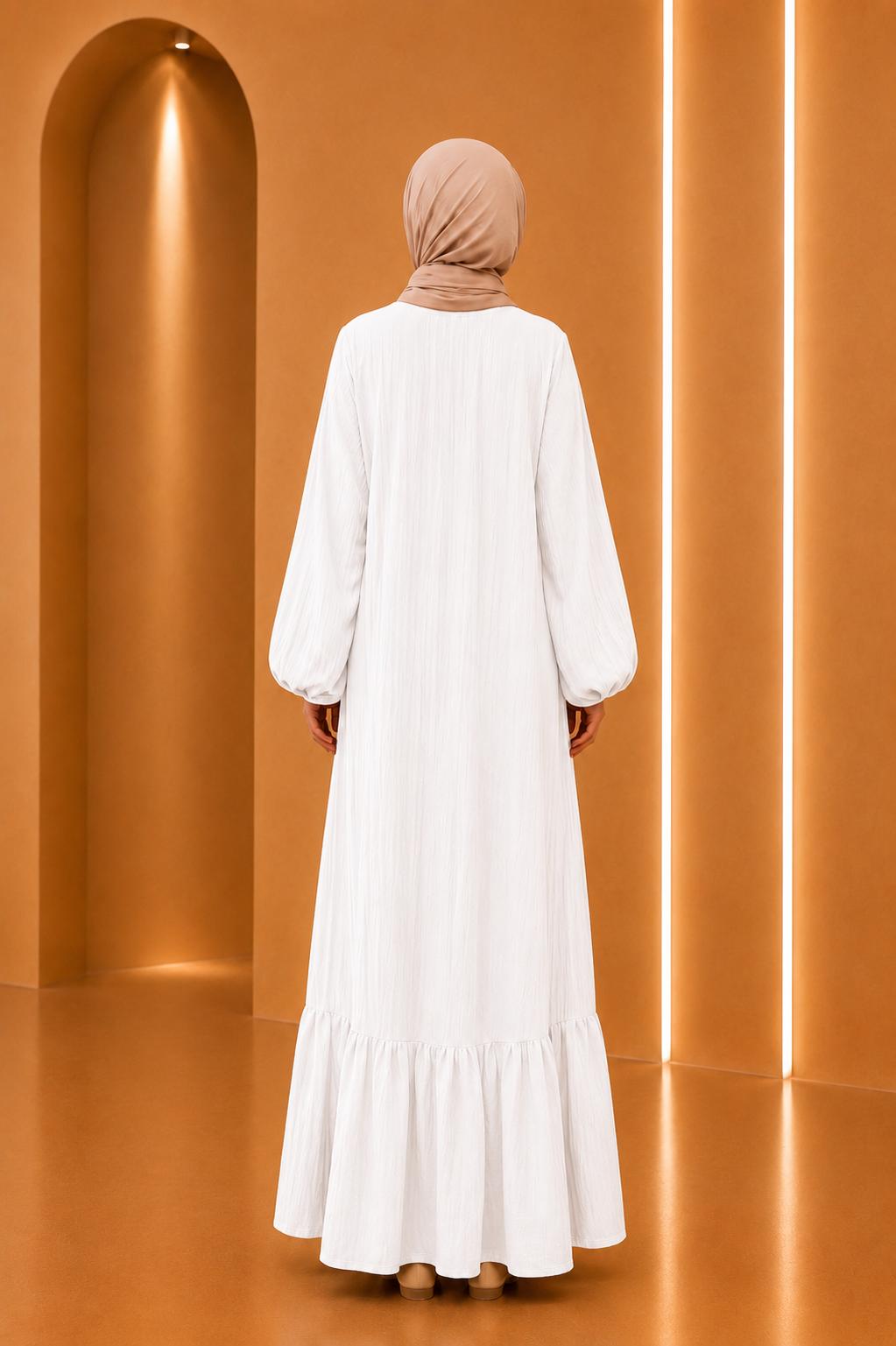 Blouse plissée asymétrique
