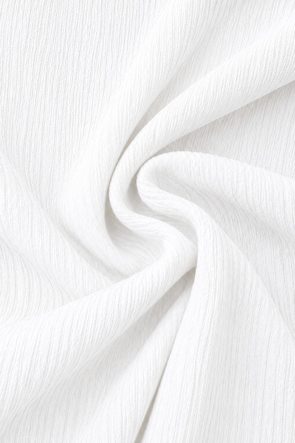 Blouse plissée asymétrique