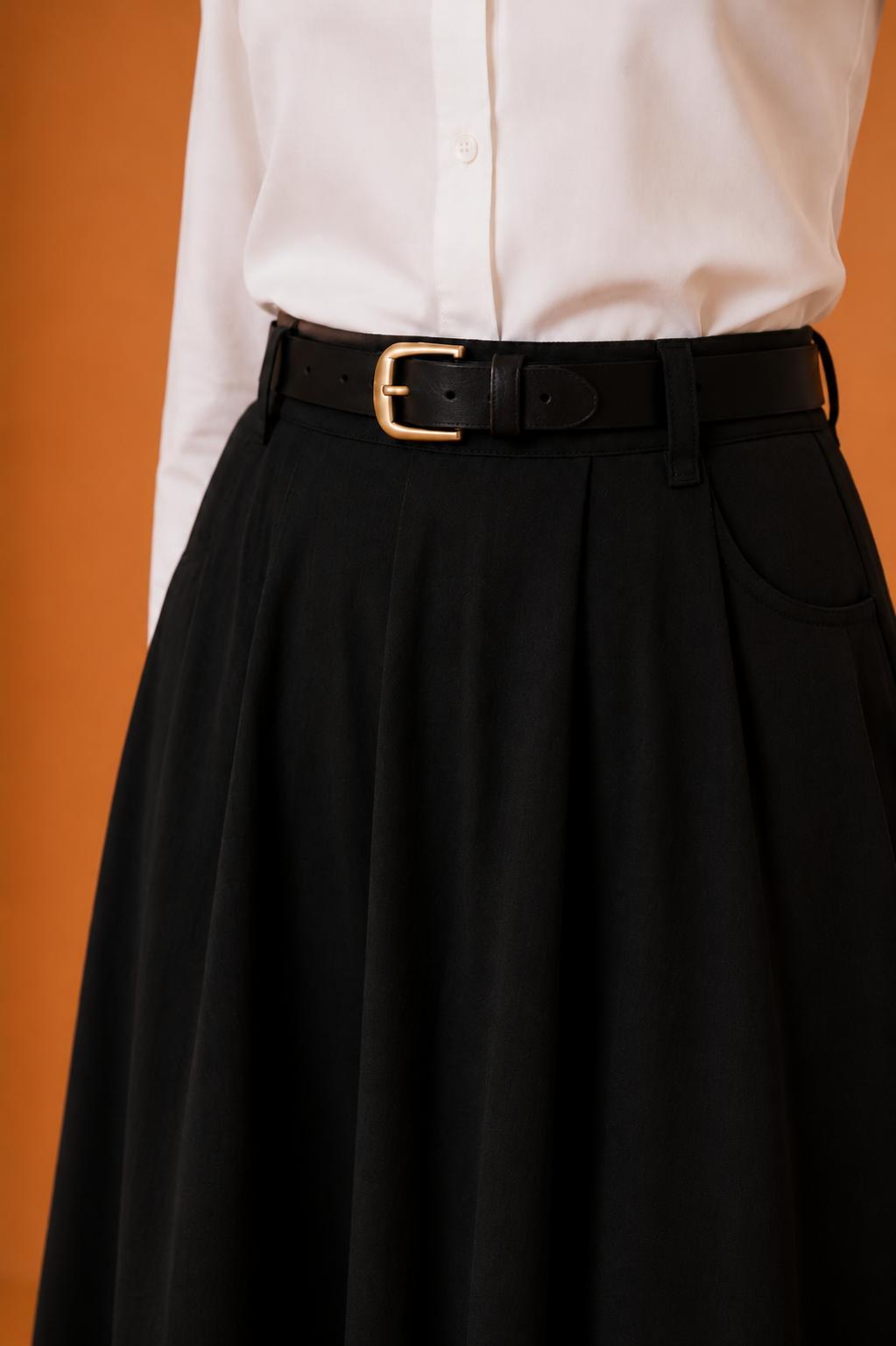 Dina | High Waist Tailored Modest Skirt