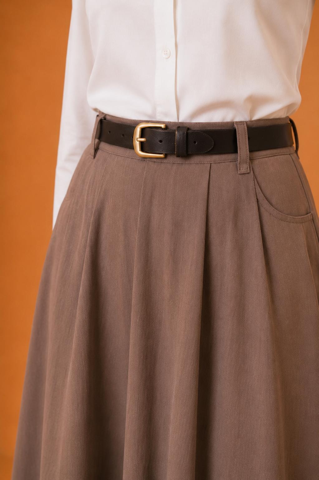 Dina | High Waist Tailored Modest Skirt
