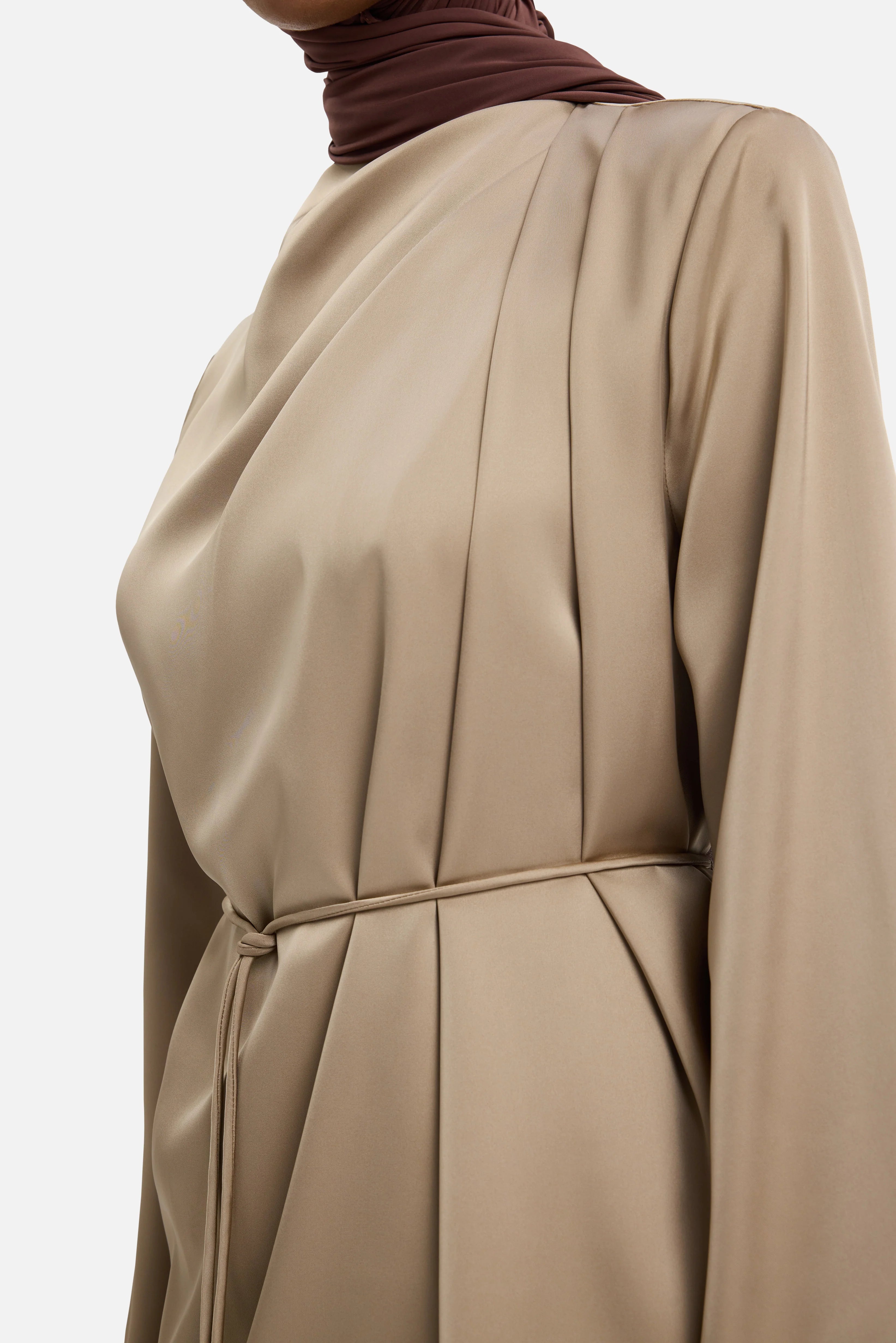 Asymmetric pleated blouses
